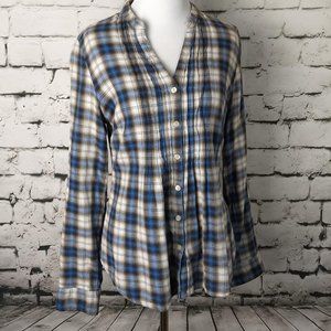 Converse One Star Plaid Button Up sz M